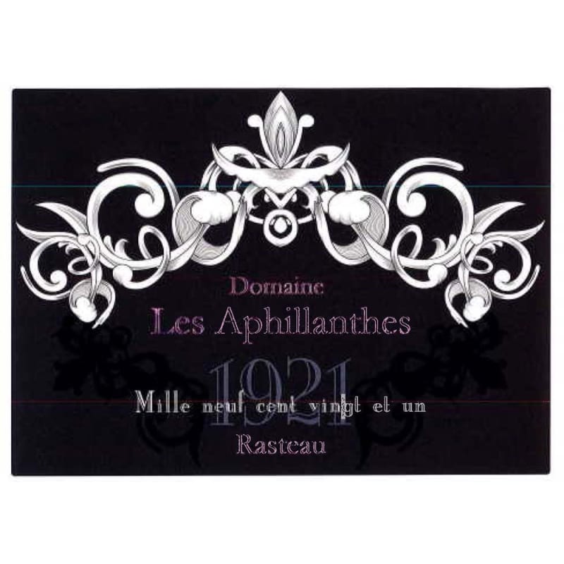 Domaine Les Aphillanthes Rasteau 1921 2014 Front Label