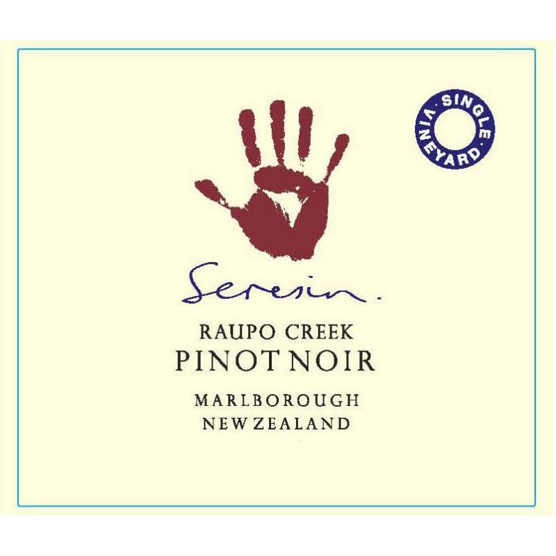 Seresin Raupo Creek Pinot Noir 2013 Front Label