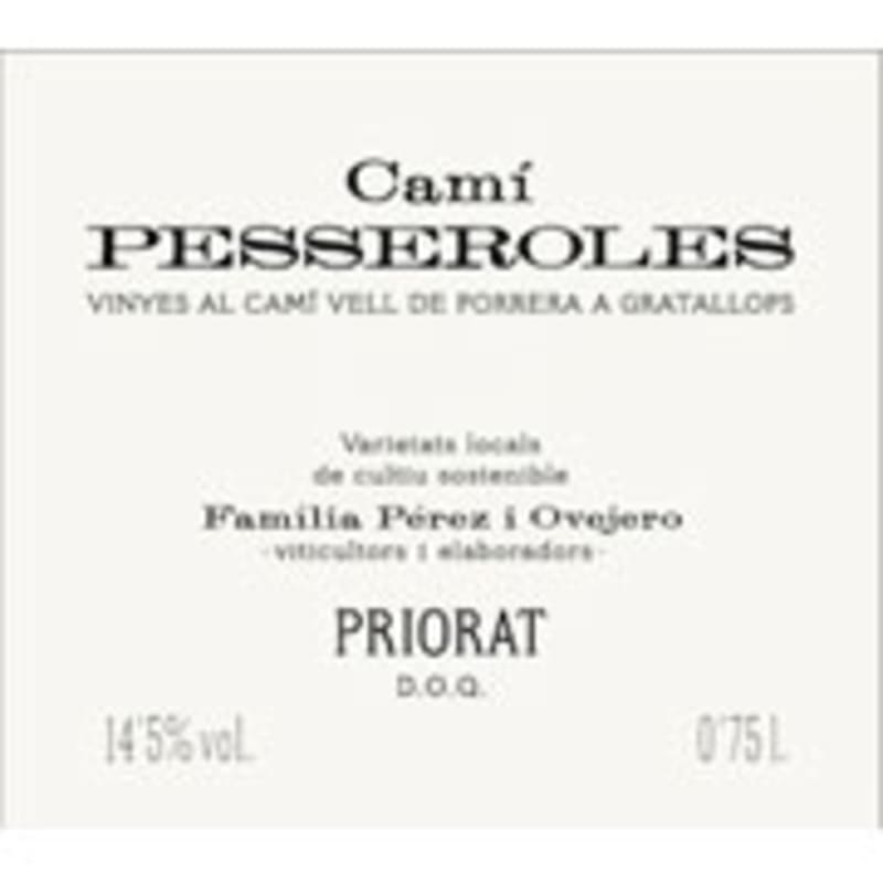 Mas Martinet Cami Pesseroles 2012 Front Label