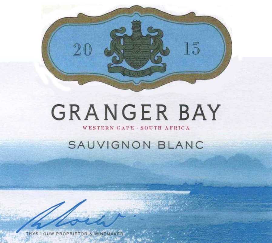 Granger Bay Sauvignon Blanc 2015 Front Label