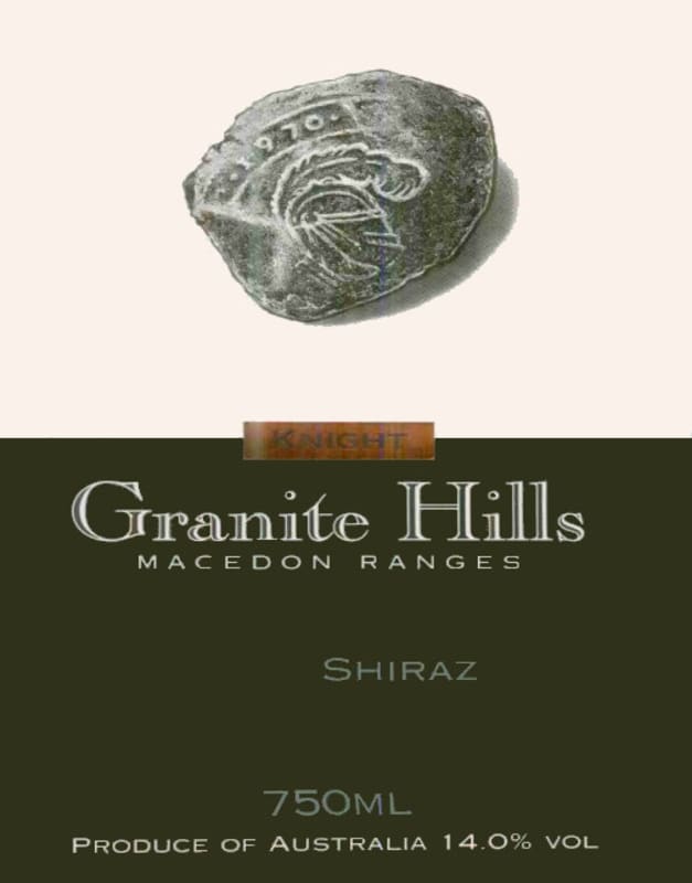 Granite Hills Shiraz 2008 Front Label