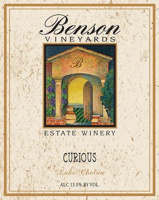 Benson Vineyards Estate Winery Curious 2014 Front Label