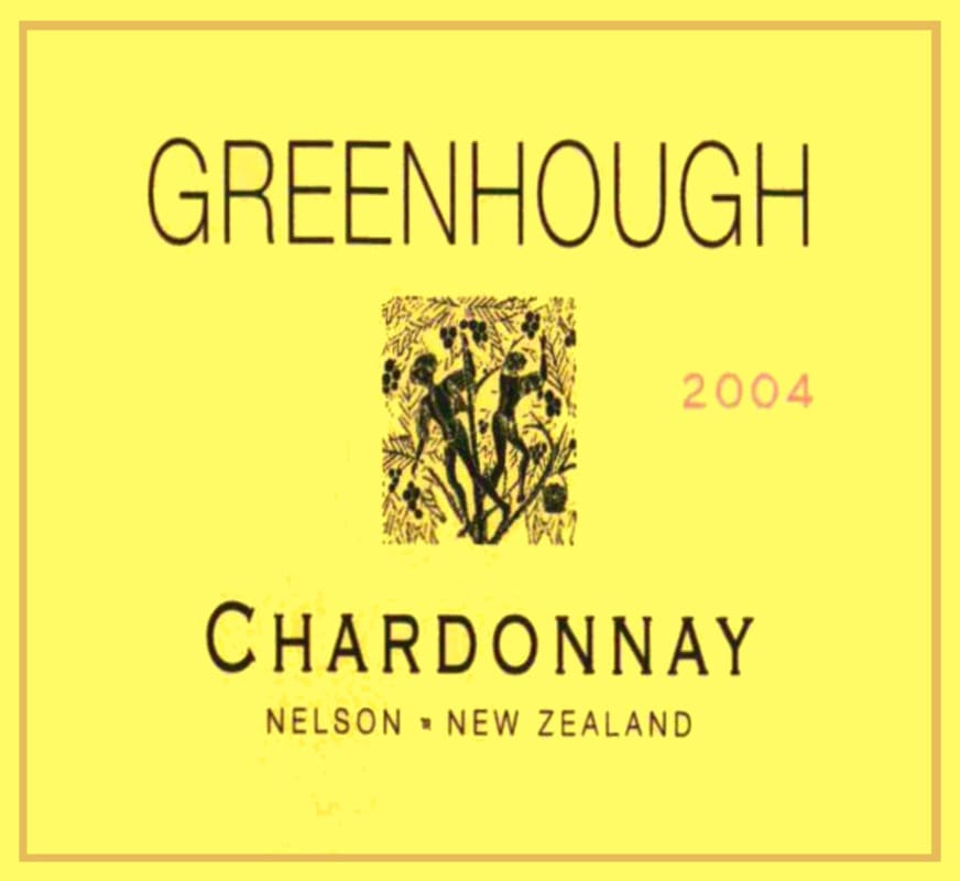 Greenhough Chardonnay 2004 Front Label