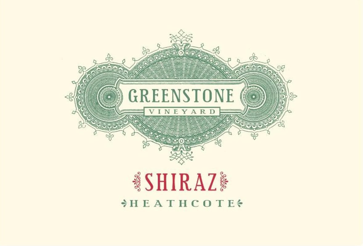 Greenstone Vineyards Heathcote Shiraz 2010 Front Label