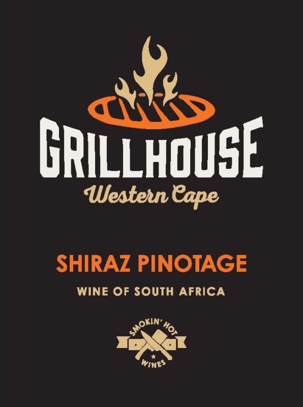 Grill House Shiraz Pinotage 2015 Front Label