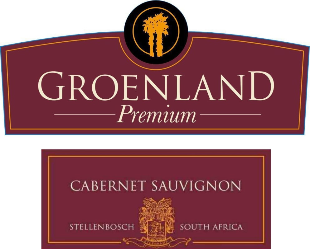 Groenland Premium Cabernet Sauvignon 2008 Front Label