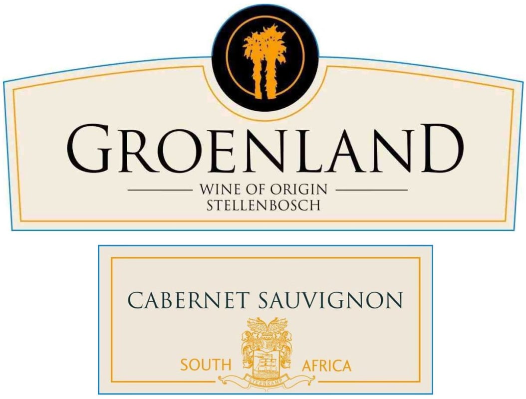 Groenland Cabernet Sauvignon 2005 Front Label