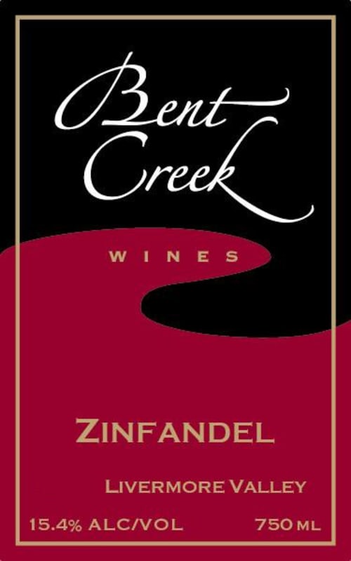 Bent Creek Winery Zinfandel 2012 Front Label
