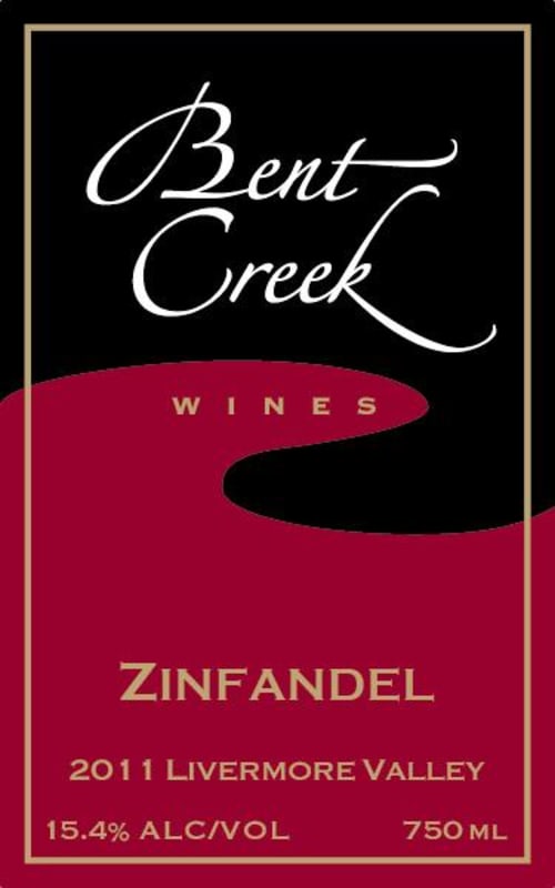 Bent Creek Winery Zinfandel 2011 Front Label