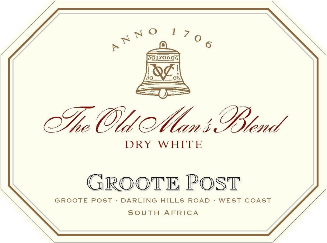 Groote Post The Old Man's Blend White 2010 Front Label