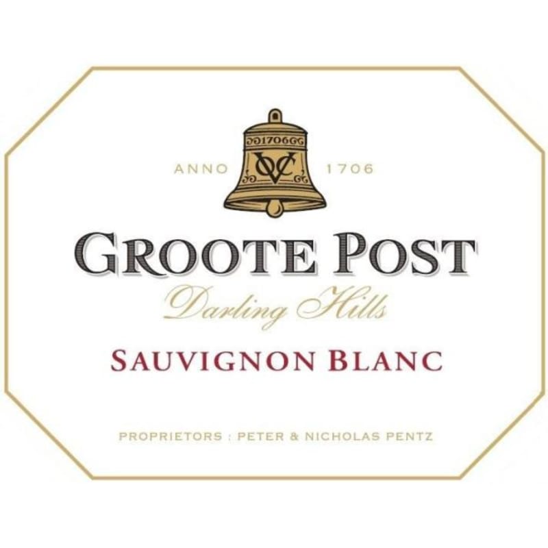 Groote Post Sauvignon Blanc 2016 Front Label