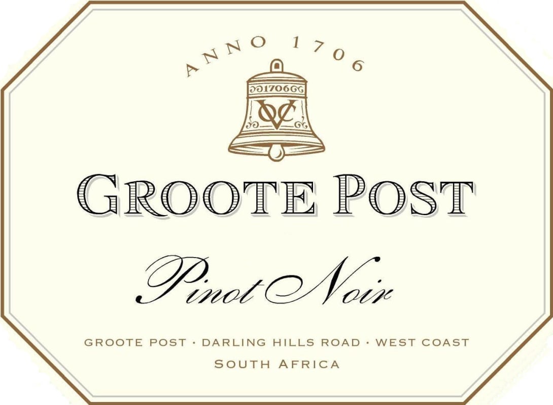Groote Post Pinot Noir 2007 Front Label