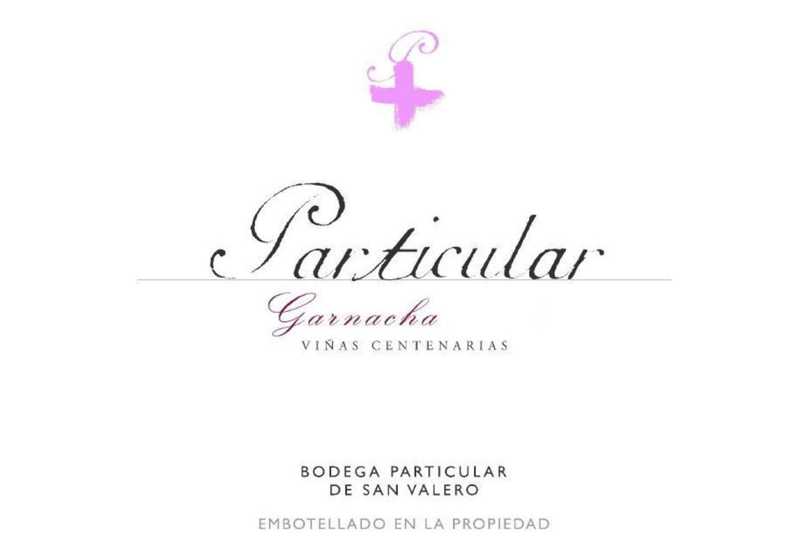 Grupo BSV Particular Vinas Centenarias Garnacha 2013 Front Label