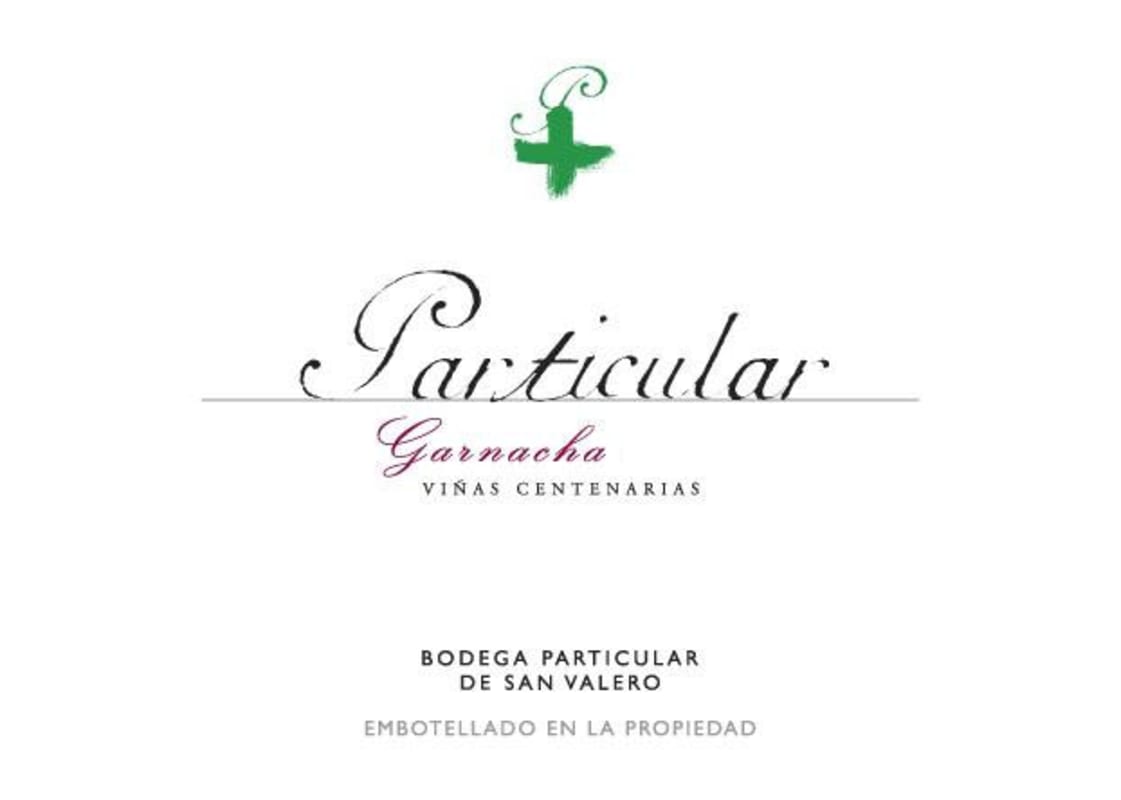 Grupo BSV Particular Vinas Centenarias Garnacha 2011 Front Label