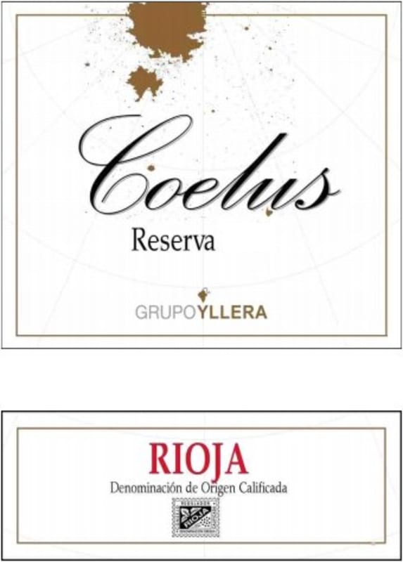 GrupoYllera Rioja Coelus Reserva 2004 Front Label