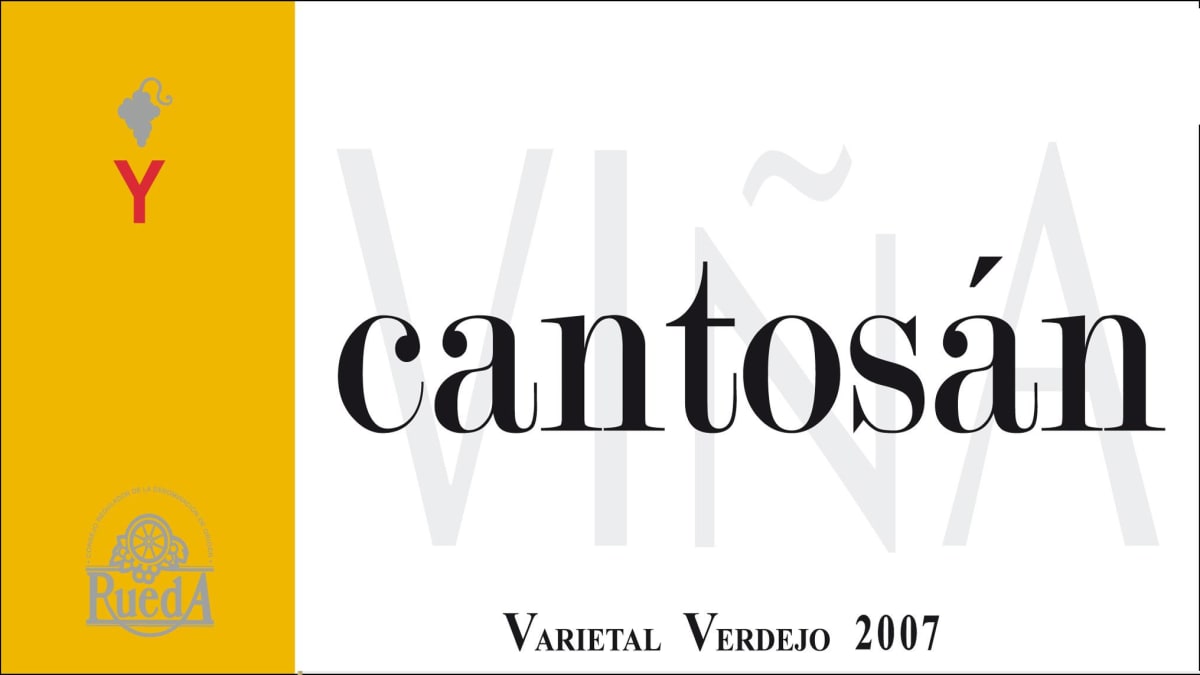 GrupoYllera Rueda Cantosan Verdejo 2007 Front Label