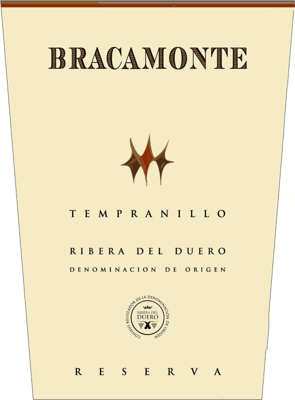 GrupoYllera Ribera del Duero Bracamonte Reserva 2004 Front Label