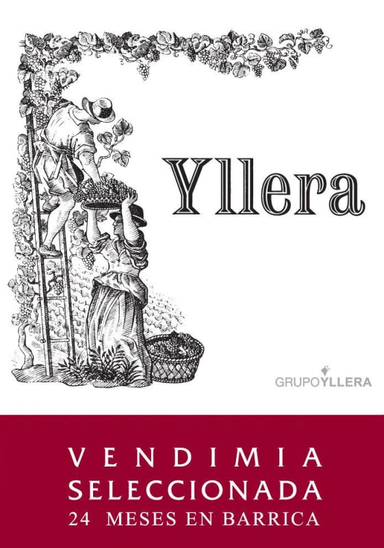 GrupoYllera Yllera Vendimia Seleccionada Vino de la Tierra 2008 Front Label