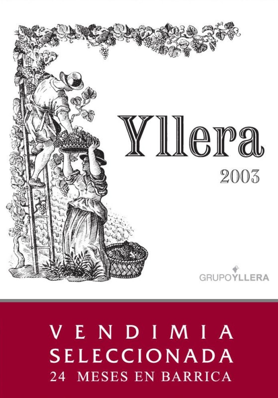 GrupoYllera Yllera Vendimia Seleccionada Vino de la Tierra 2003 Front Label