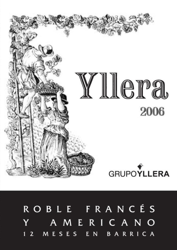 GrupoYllera Yllera Roble Vino de la Tierra 2006 Front Label