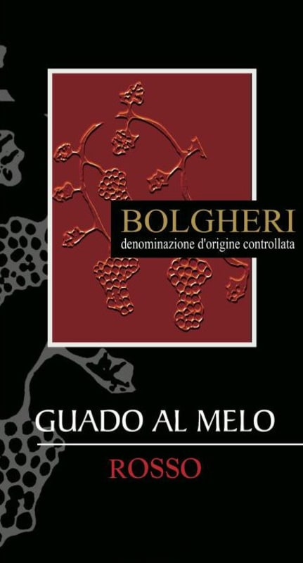 Guado al Melo Bolgheri Rosso 2012 Front Label