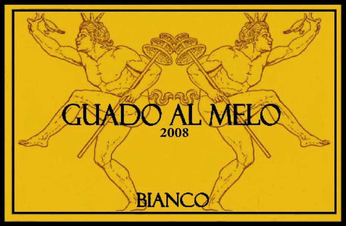 Guado al Melo Toscana Bianco 2008 Front Label