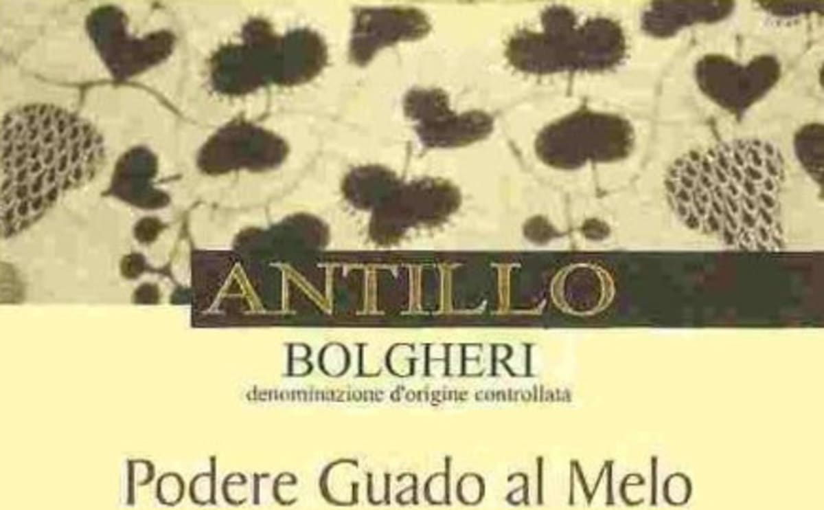 Guado al Melo Bolgheri Antillo 2008 Front Label
