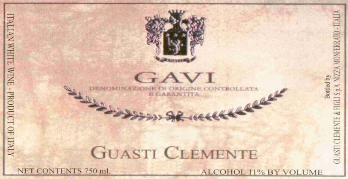 Guasti Clemente Gavi 2006 Front Label