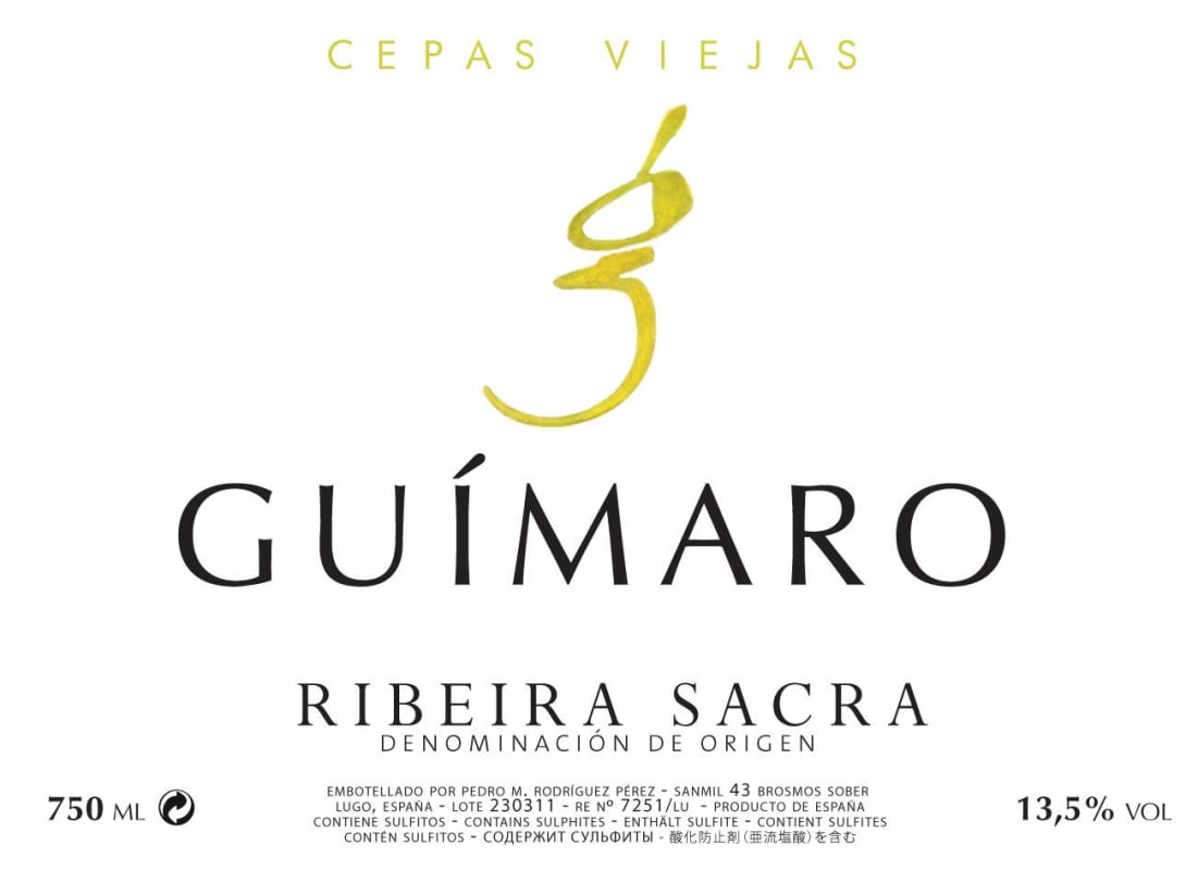 Guimaro Cepas Viejas 2014 Front Label