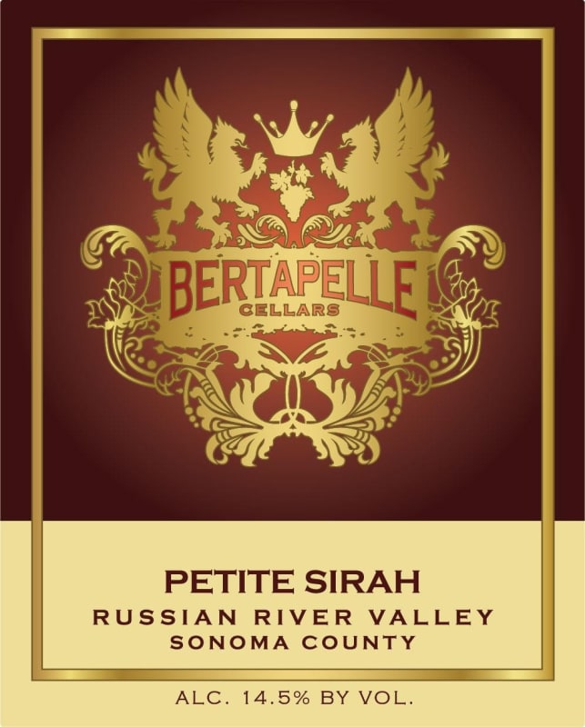 Bertapelle Cellars Petite Sirah 2011 Front Label