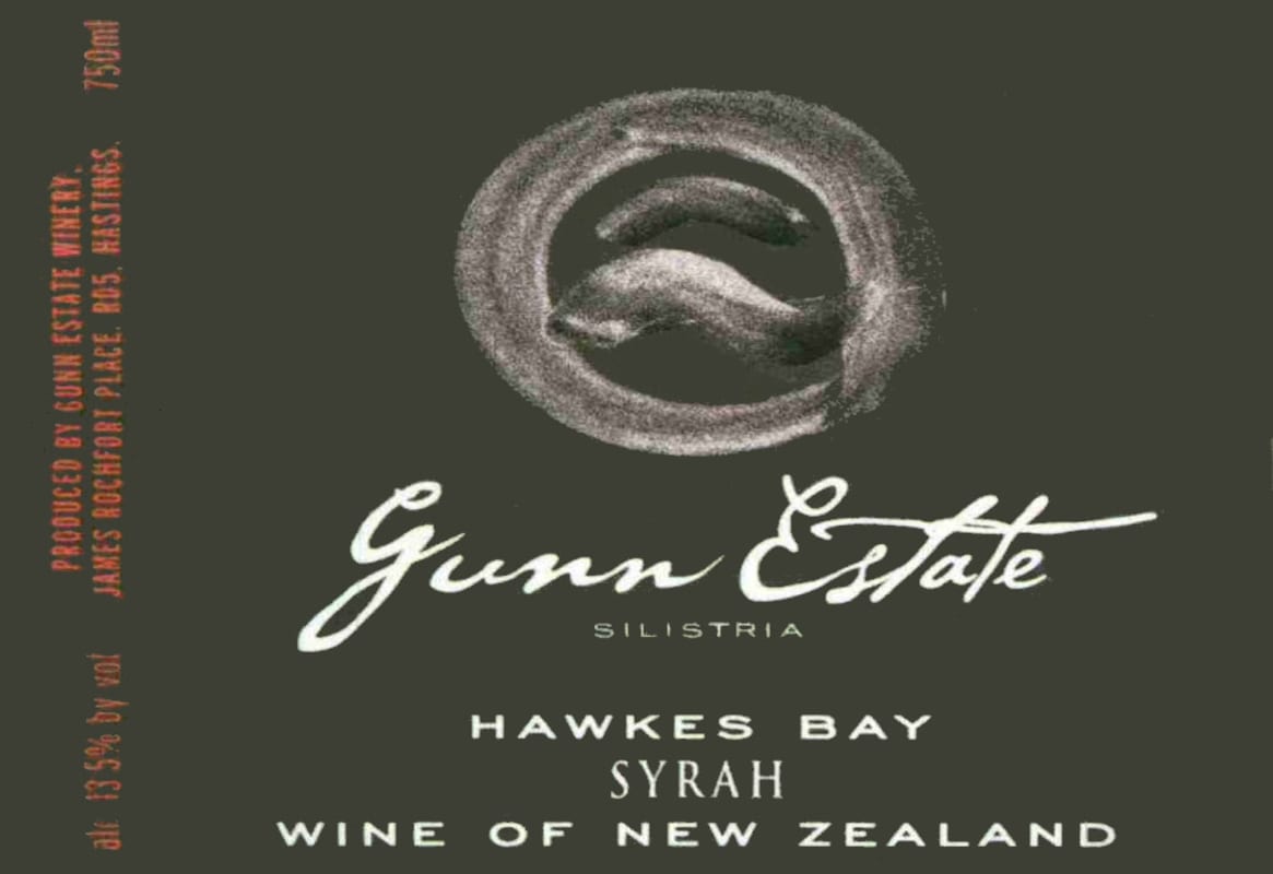 Gunn Estate Silistria Syrah 2006 Front Label