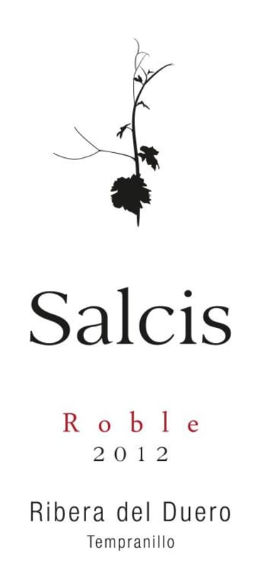 Hacienda Miguel Sanz Salcis Roble Tempranillo 2012 Front Label