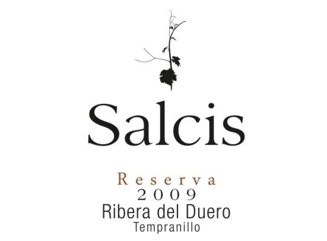 Hacienda Miguel Sanz Salcis Reserva Tempranillo 2009 Front Label