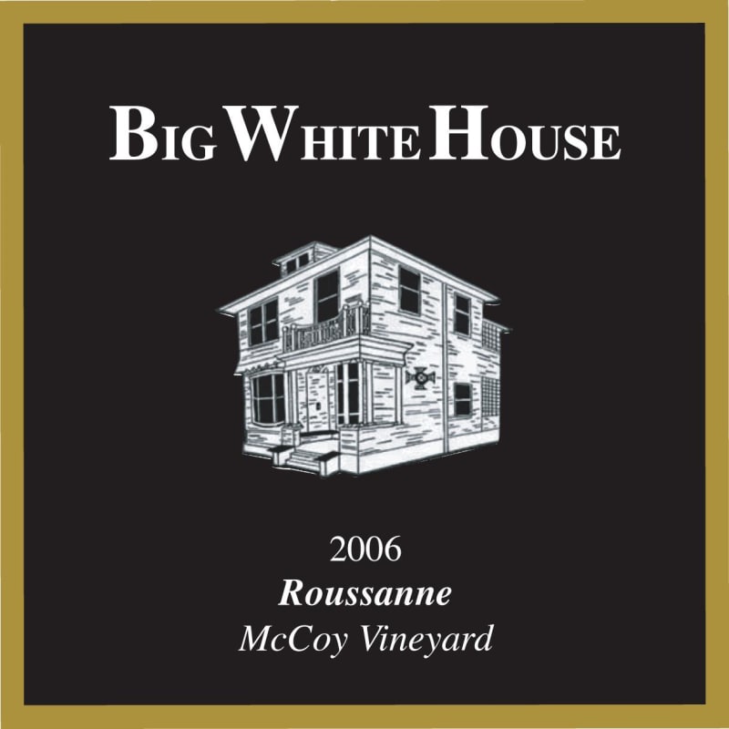 Big White House Roussanne 2013 Front Label