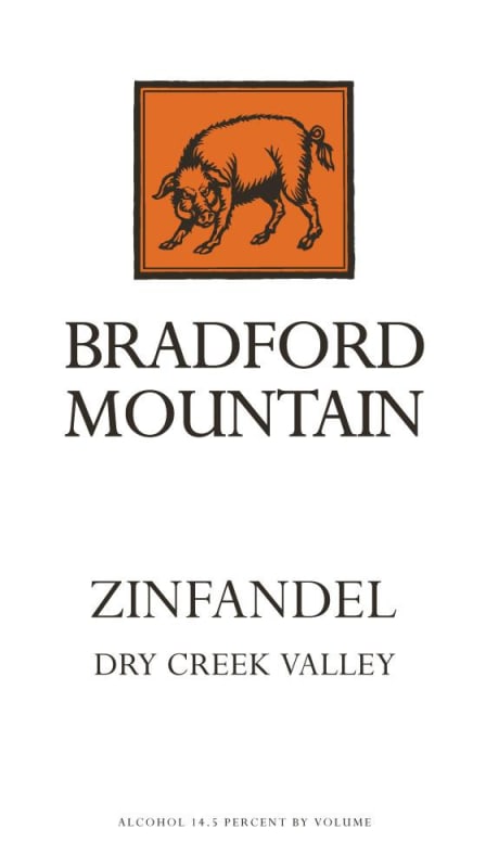 Bradford Mountain Dry Creek Zinfandel 2007 Front Label