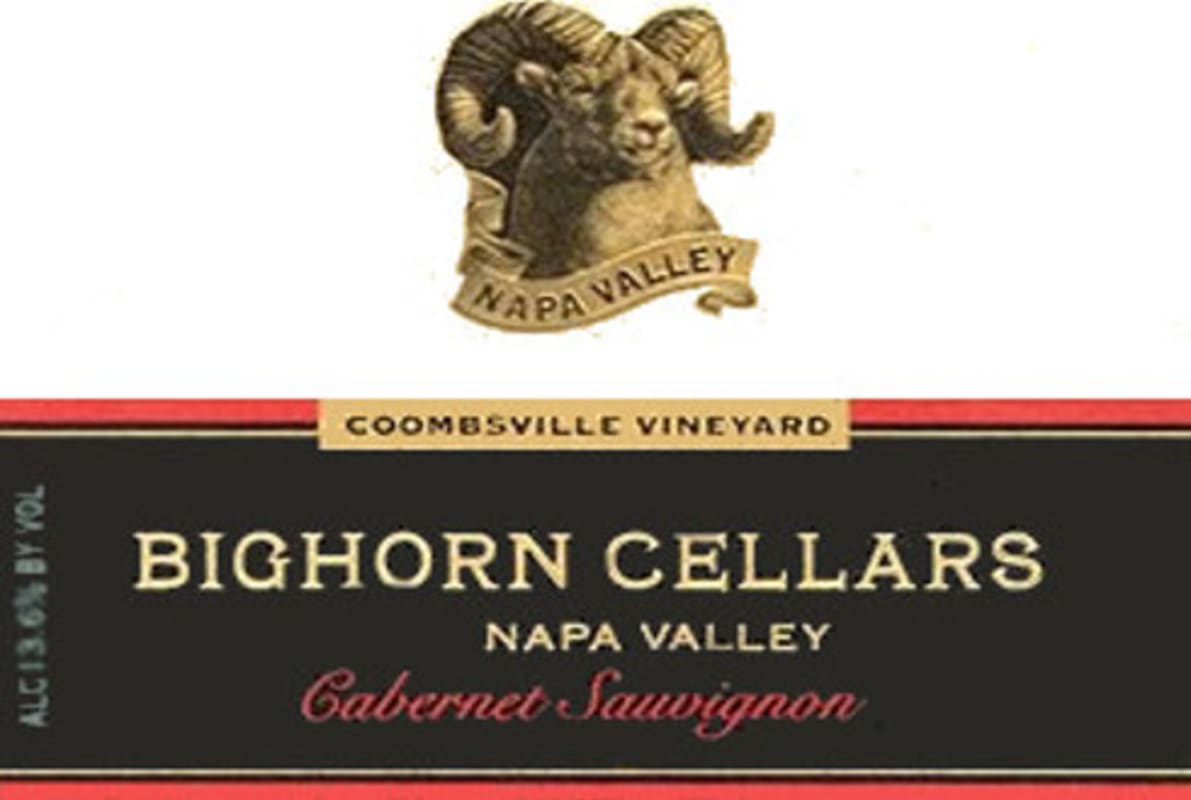 Bighorn Cellars Coombsville Vineyard Cabernet Sauvignon 1999 Front Label