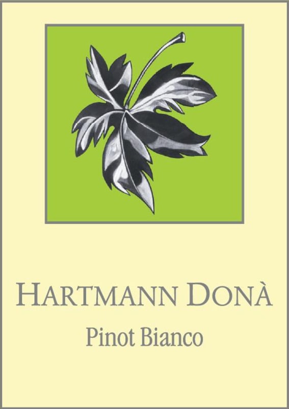 Hartmann Dona Pinot Bianco 2013 Front Label