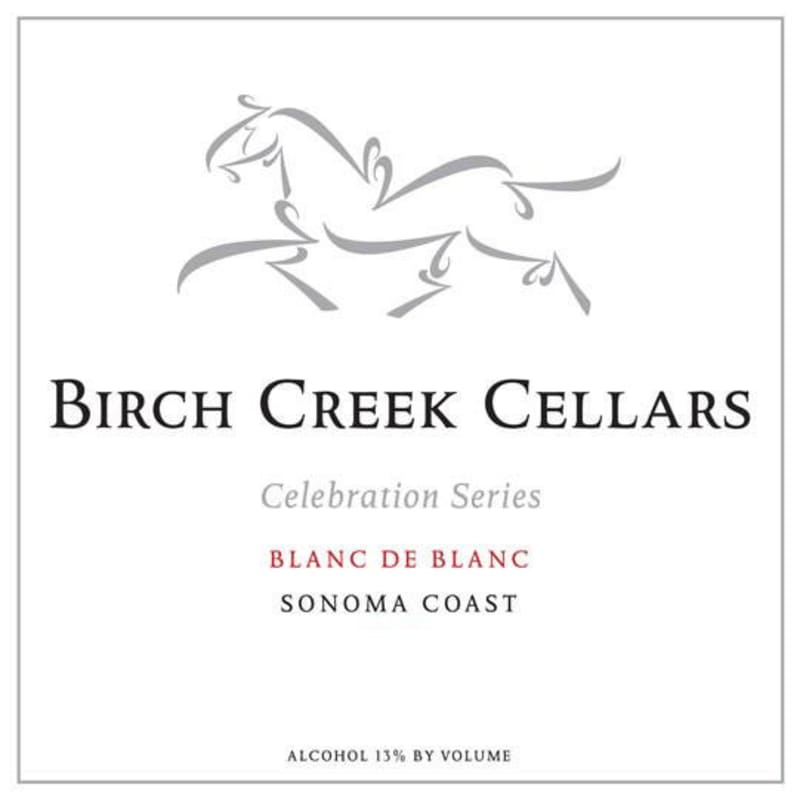 Birch Creek Cellars Blanc de Celebration Series Sparkling 2013 Front Label