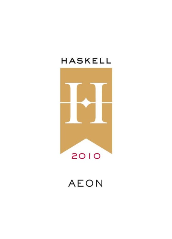 Haskell Vineyards Aeon Shiraz 2010 Front Label