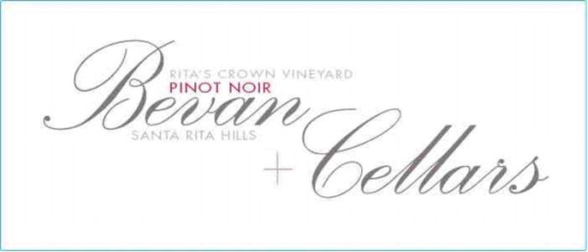 Bevan Cellars Rita's Crown Pinot Noir 2014 Front Label