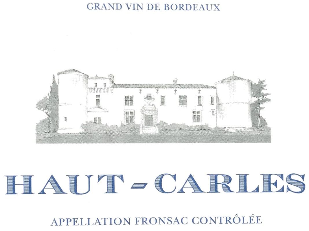 Haut-Carles Fronsac 2008 Front Label
