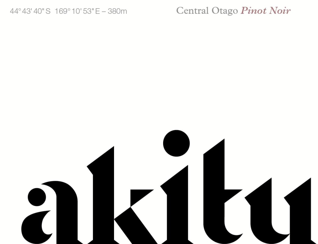 Hawkesbury Estates Ltd Akitu Pinot Noir 2014 Front Label
