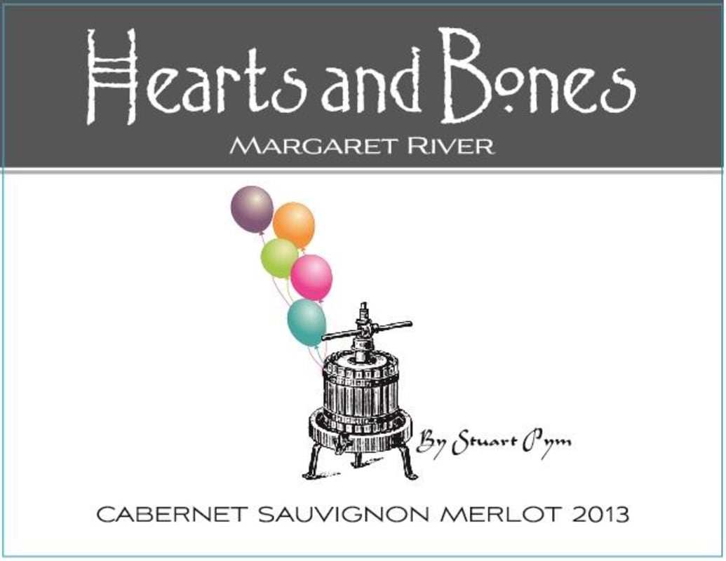 Hearts and Bones Cabernet Sauvignon Merlot 2013 Front Label