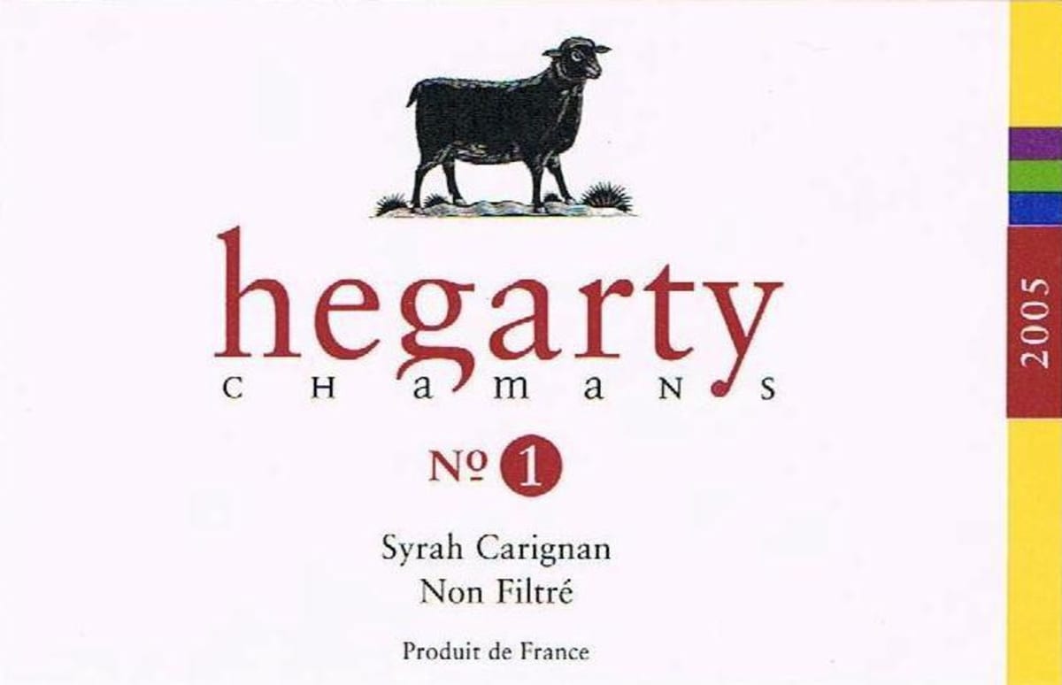 Hegarty Chamans Minervois Cuvee 1 2005 Front Label