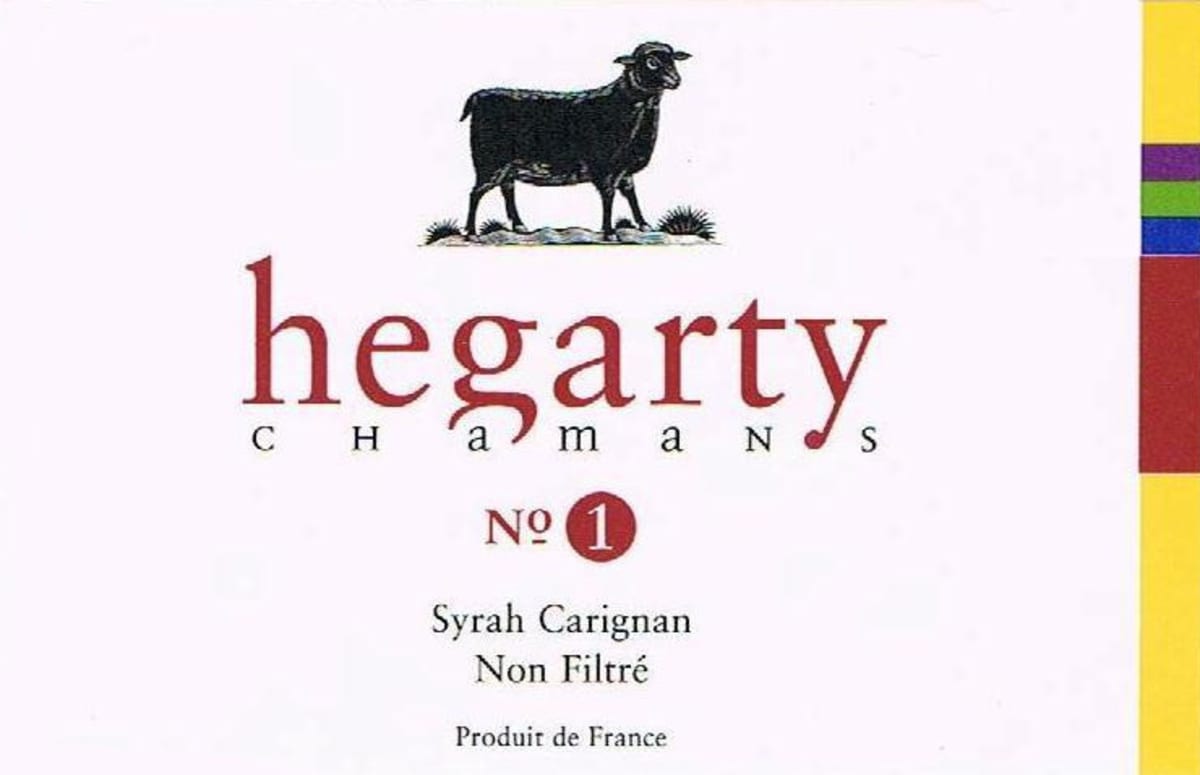 Hegarty Chamans Minervois Cuvee 1 2008 Front Label
