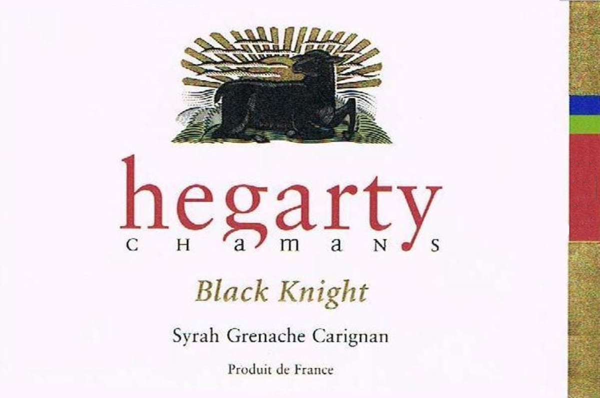 Hegarty Chamans Minervois Black Knight 2007 Front Label