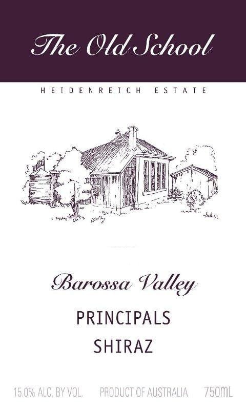 Heidenreich Vineyards The Old School Principals Shiraz 2007 Front Label
