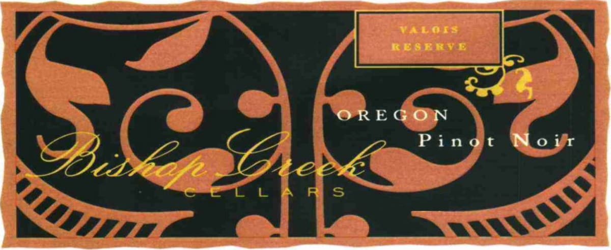 Bishop Creek Cellars Valois Reserve Pinot Noir 2009 Front Label