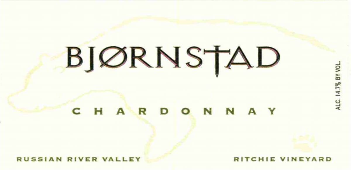 Bjornstad Cellars Ritchie Vineyard Chardonnay 2008 Front Label