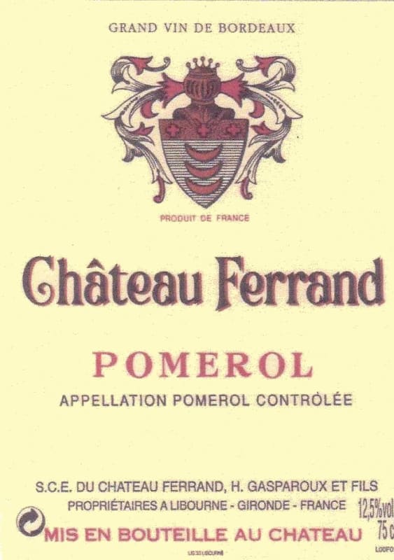Henry Gasparoux and Fils Pomerol 2009 Front Label
